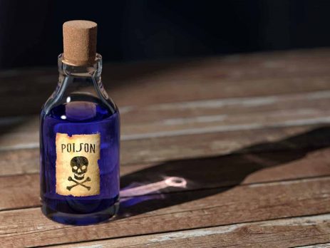 Old bottle of poison