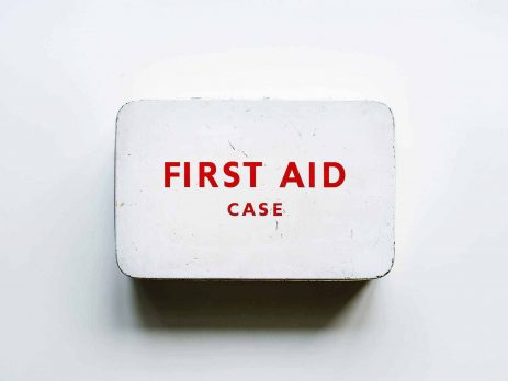 Vintage first aid tin