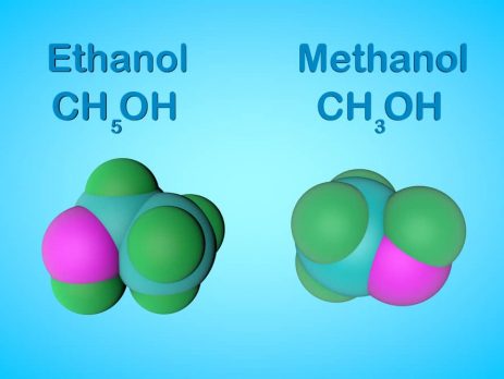 The differences between methanol and ethanol