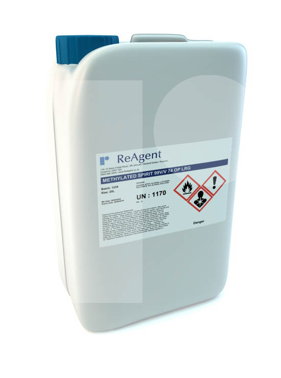 Industrial Methylated Spirits Denatured Alcohol 99 25L packsize