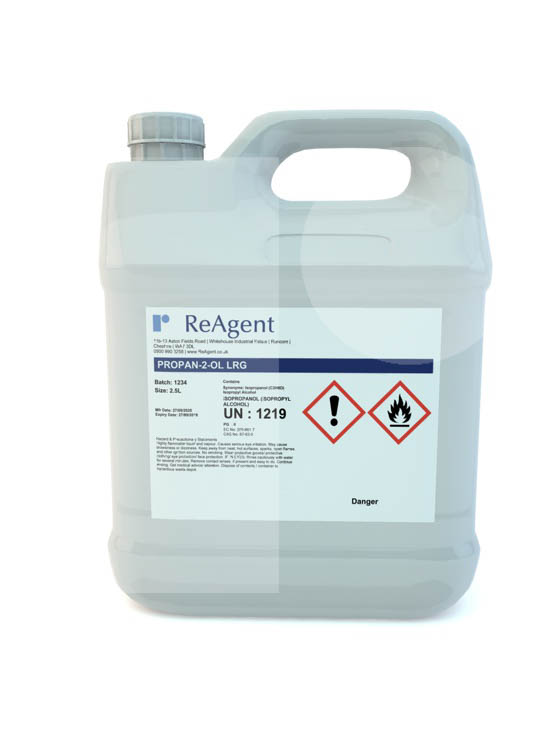 Isopropyl Alcohol Lab Use 2.5L packsize