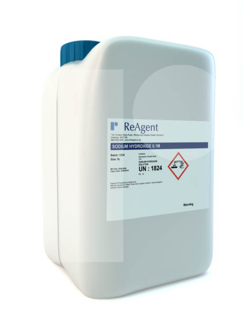 Sodium Hydroxide 0.1M 0.1N 5L packsize Sodium Hydroxide 0.1M 0.1N 5L packsize