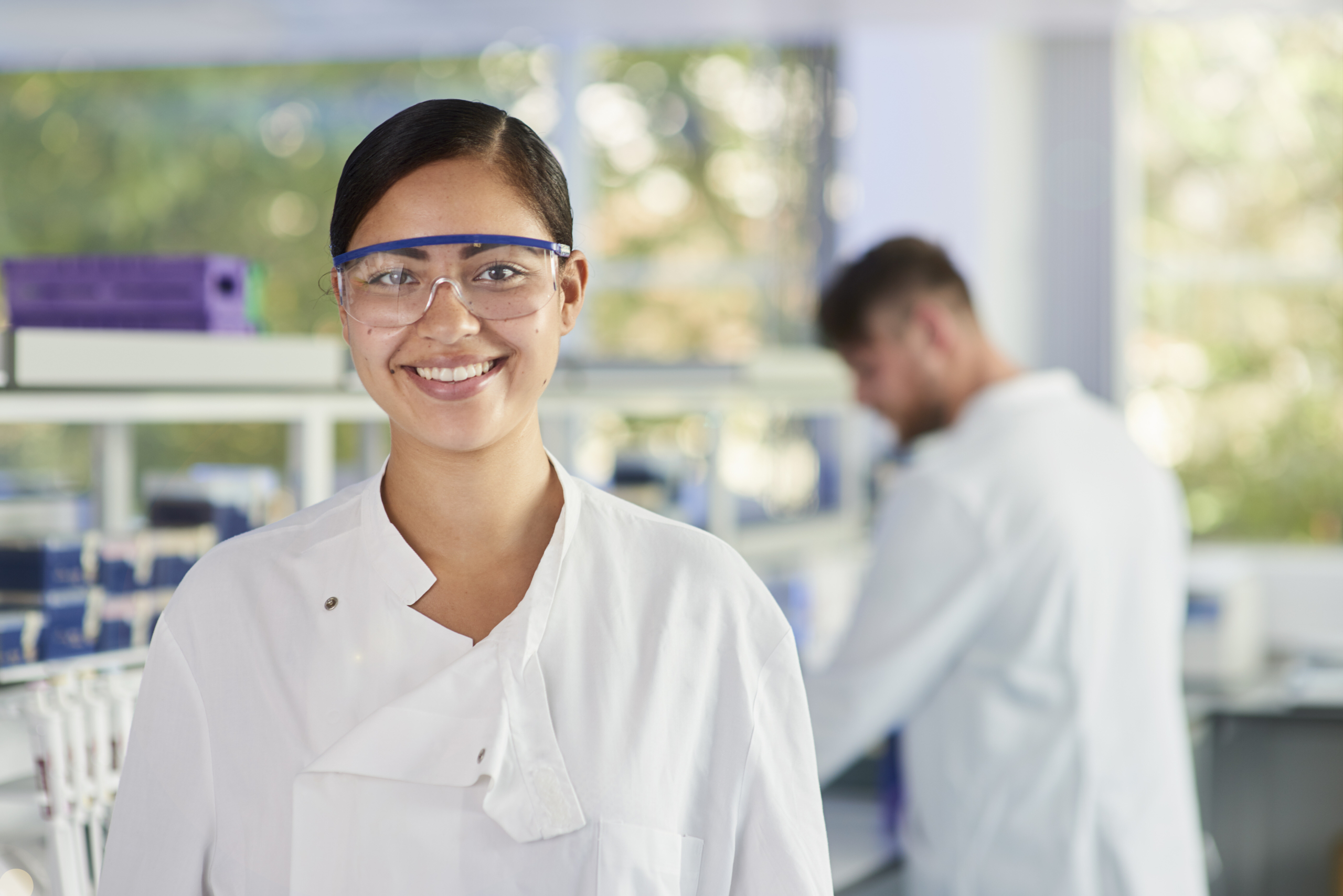 Chemist enjoying the best chemistry graduate schems
