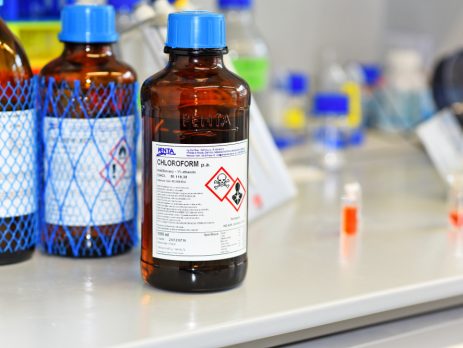 Bottle of chloroform