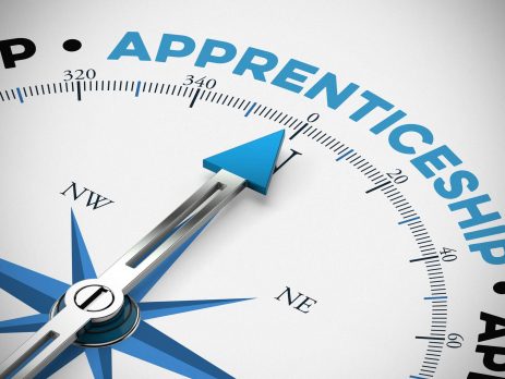 Apprenticeship on compass as education or training concept