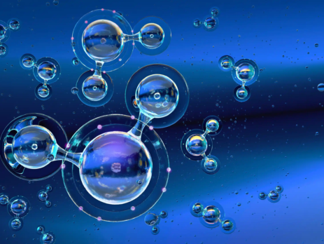 Water molecule structure
