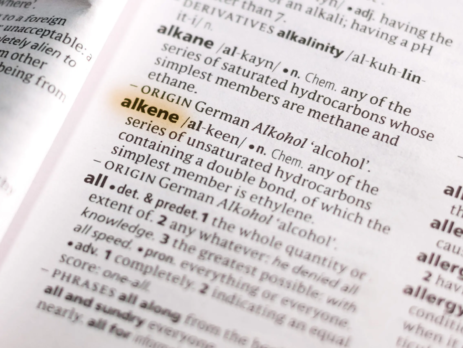 The word alkene in the dictionary