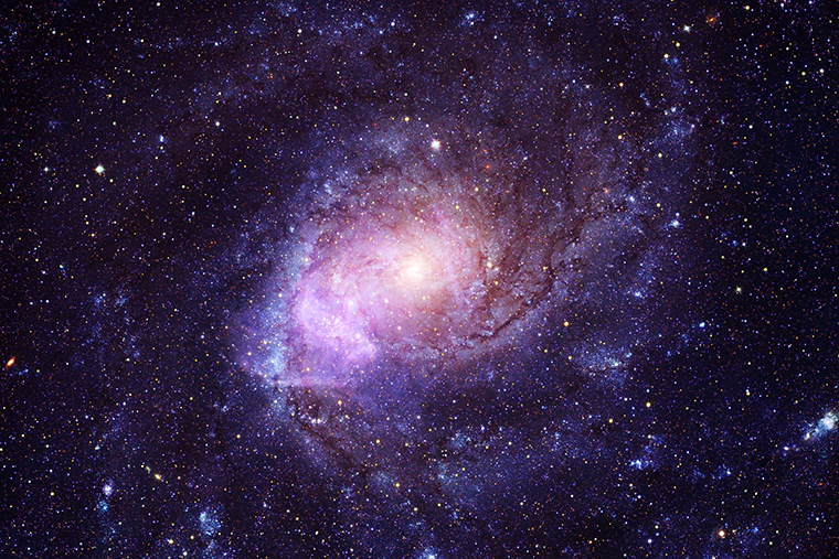 Cluster of stars in space