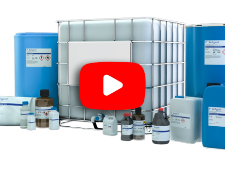 Collection of pack sizes available with ReAgent Chemicals.