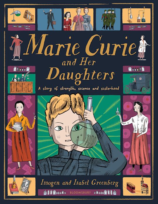 The front cover of the Marie Curie and Her Daughters book